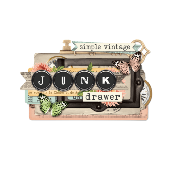 Simple Vintage Junk Drawer