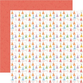 Papel 12x12 - Party Animal - Party Hats