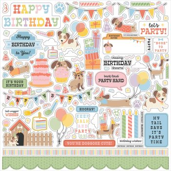 Party Animal - Sticker 12x12 - elements