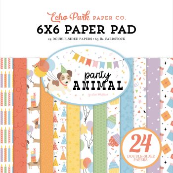 Party Animal 6x6 - Paper Pad