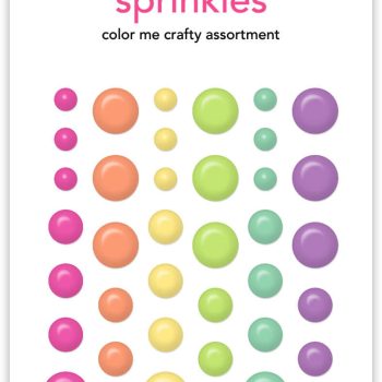 Calcomanias - color me crafty assortment sprinkles