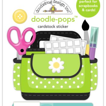 Calcomania - crafty girl doodle-pops