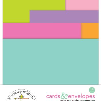 Paquete de tarjetas y sobres - color me crafty