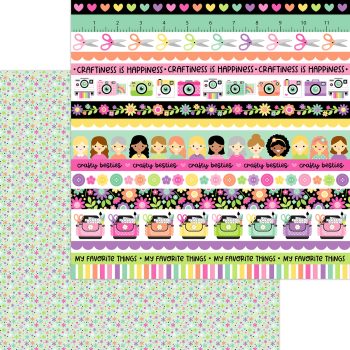 Papel 12x12" - magical memories double-sided cardstock