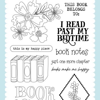 Set de Sellos - Bookish - JUST ONE MORE CHAPTER