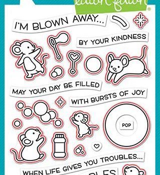 Sello + troquel coordinado - Bubbles of joy