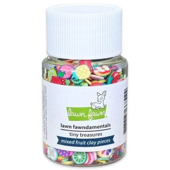 Tiny treasures - Mixed fruit clay pieces