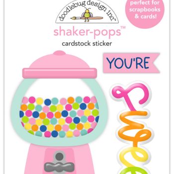 Calcomania con dimensión y shaker - you're sweet - shaker-pops