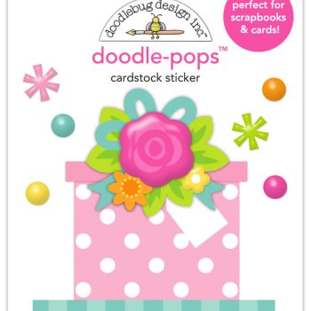 Calcomania con dimension - wrapped in ribbons - doodle-pops