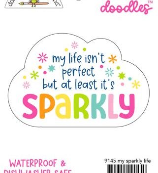 Calcomania contra agua - my sparkly life - sticker doodles