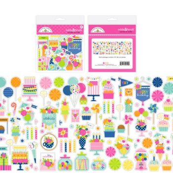 Figuras precortadas - cupcakes & candles - odds & ends