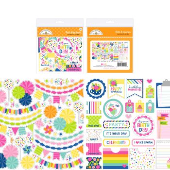 Figuras precortadas - cupcakes & candles - bits & pieces