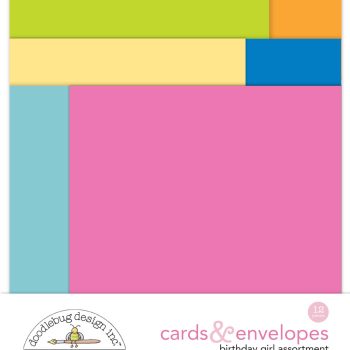 Tarjetas y sobres - cupcake & candles - birthday girl