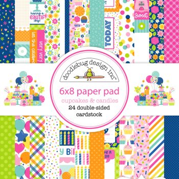 cupcakes & candles 6x8 paper pad