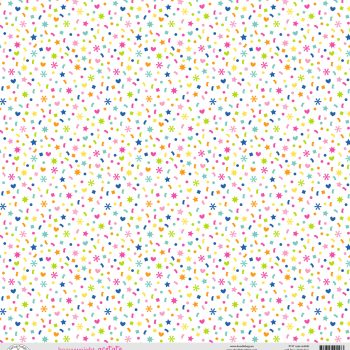 Acetato rigido impreso - Cupacakes & candles - cute confetti