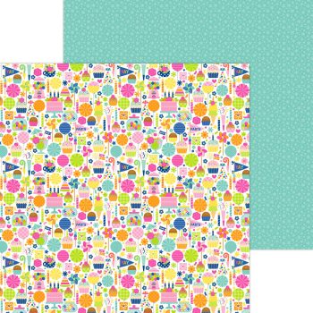 Papel 12×12 – Cupcakes & candles – cupcakes & candles