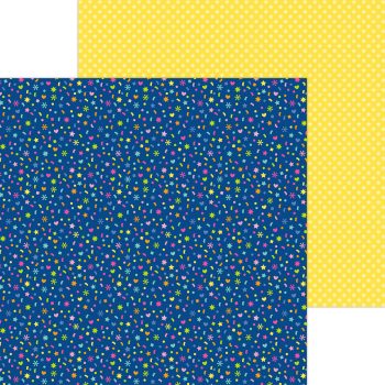 Papel 12×12 – Cupcakes & candles – colorful confetti