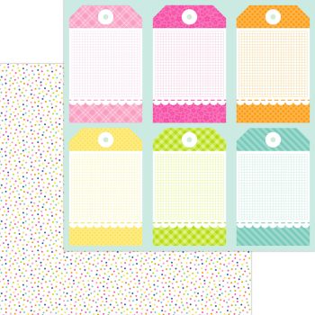 Papel 12×12 – Cupcakes & candles – hip hip hooray