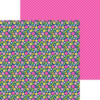 Papel 12×12 – Cupcakes & candles – birthday bouquet